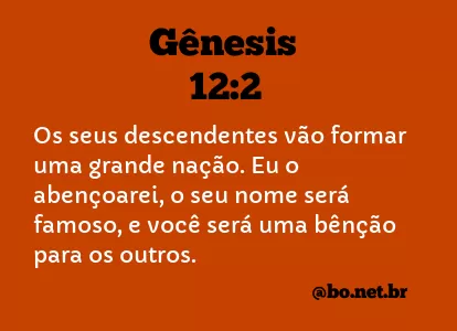 Gênesis 12:2 NTLH