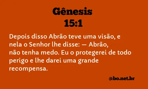 Gênesis 15:1 NTLH