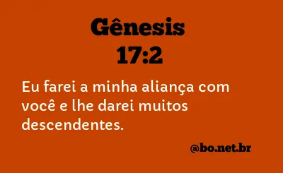 Gênesis 17:2 NTLH