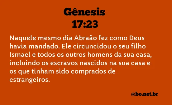 Gênesis 17:23 NTLH