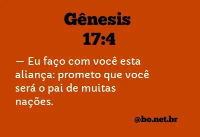 Gênesis 17:4 NTLH