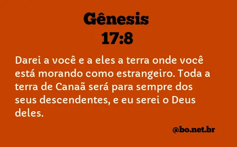 Gênesis 17:8 NTLH