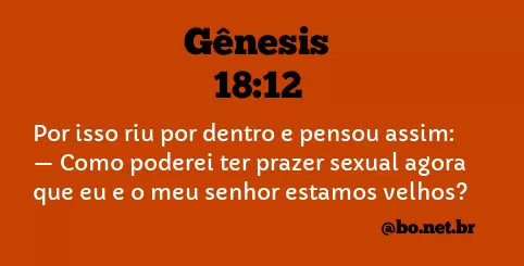 Gênesis 18:12 NTLH