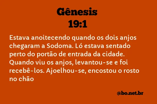 Gênesis 19:1 NTLH