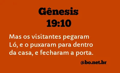 Gênesis 19:10 NTLH