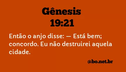 Gênesis 19:21 NTLH
