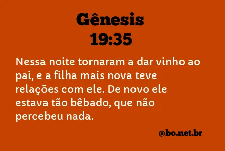 Gênesis 19:35 NTLH