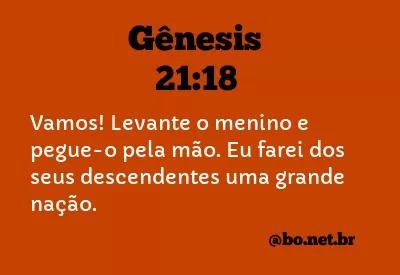 Gênesis 21:18 NTLH