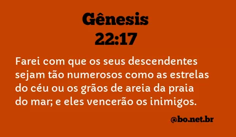 Gênesis 22:17 NTLH