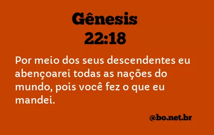 Gênesis 22:18 NTLH