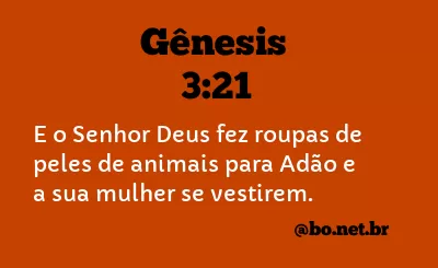Gênesis 3:21 NTLH