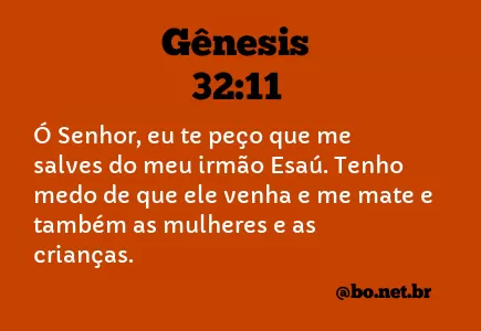Gênesis 32:11 NTLH