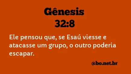 Gênesis 32:8 NTLH
