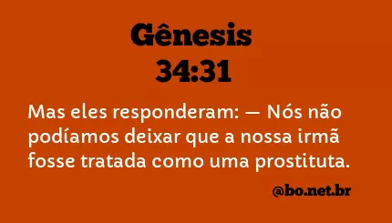 Gênesis 34:31 NTLH