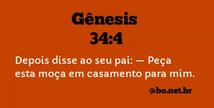 Gênesis 34:4 NTLH