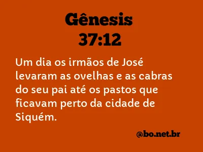 Gênesis 37:12 NTLH