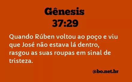 Gênesis 37:29 NTLH