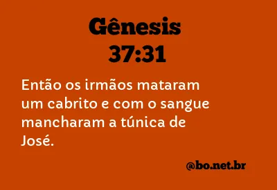 Gênesis 37:31 NTLH