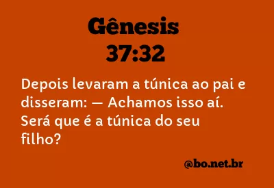 Gênesis 37:32 NTLH