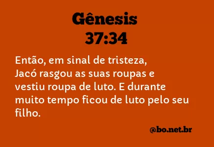 Gênesis 37:34 NTLH