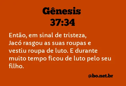 Gênesis 37:34 NTLH