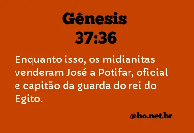 Gênesis 37:36 NTLH