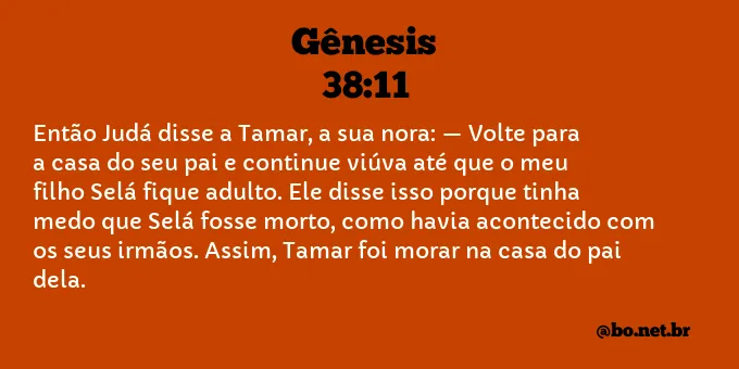 Gênesis 38:11 NTLH