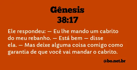 Gênesis 38:17 NTLH