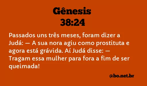 Gênesis 38:24 NTLH