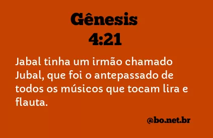 Gênesis 4:21 NTLH