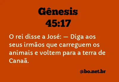 Gênesis 45:17 NTLH