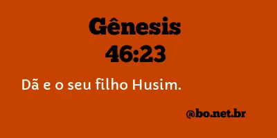 Gênesis 46:23 NTLH