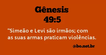 Gênesis 49:5 NTLH