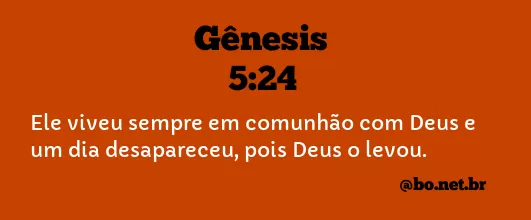Gênesis 5:24 NTLH