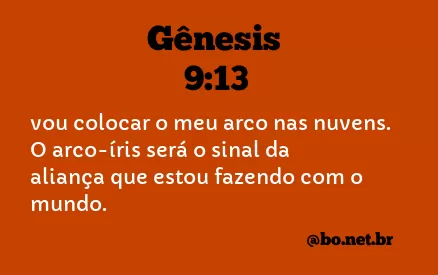 Gênesis 9:13 Chaveiro Arco-íris