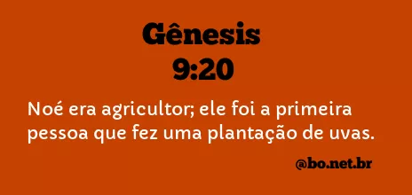 Gênesis 9:20 NTLH