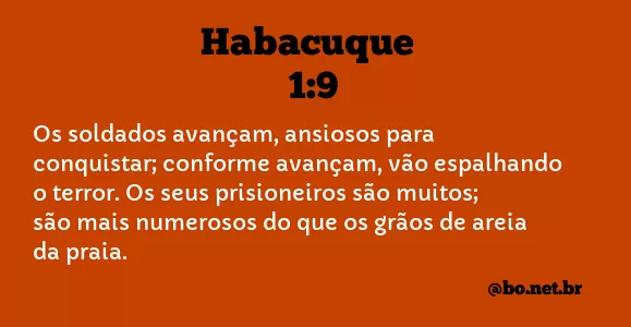 Habacuque 1:9 NTLH