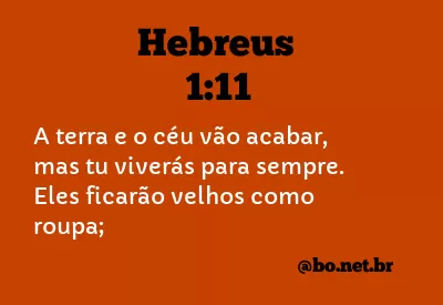 Hebreus 1:11 NTLH