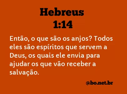 Hebreus 1:14 NTLH