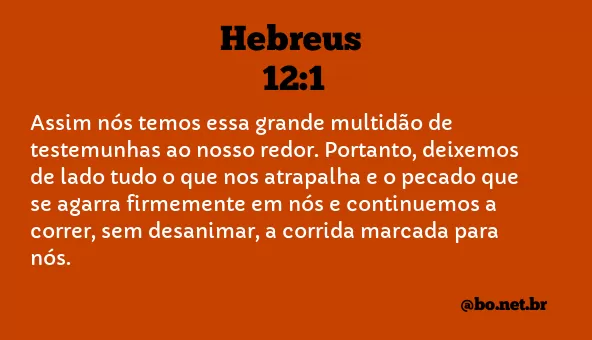Hebreus 12:1 NTLH
