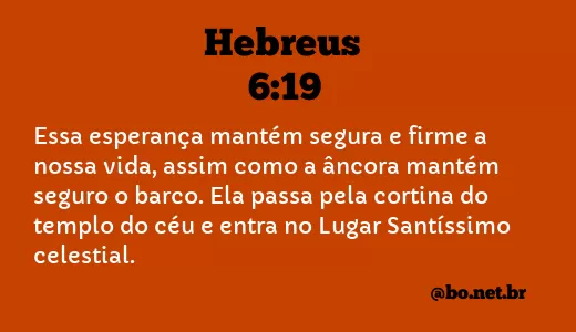 Hebreus 6:19 NTLH