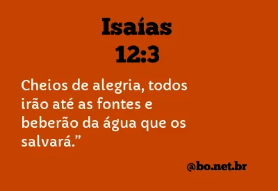 Isaías 12:3 NTLH