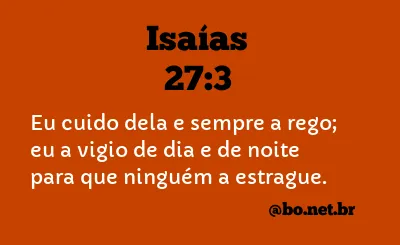 Isaías 27:3 NTLH