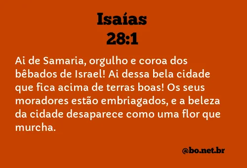 Isaías 28:1 NTLH