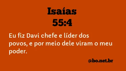 Isaías 55:4 NTLH