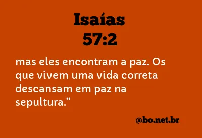 Isaías 57:2 NTLH