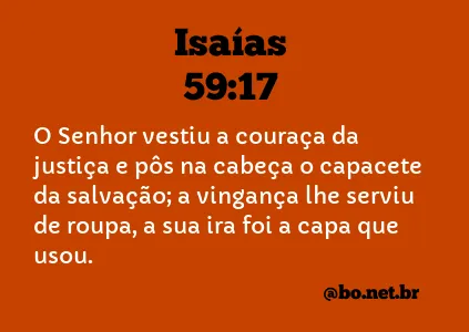 Isaías 59:17 NTLH