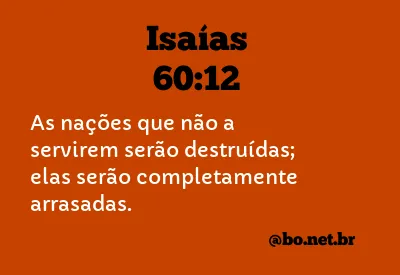 Isaías 60:12 NTLH