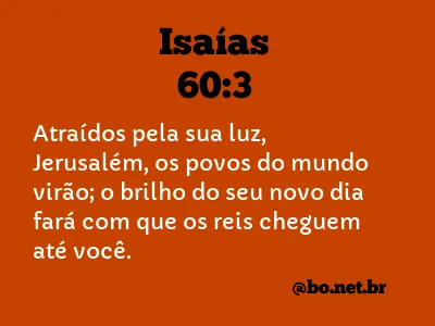 Isaías 60:3 NTLH