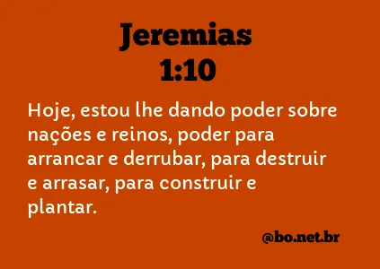 Jeremias 1:10 NTLH